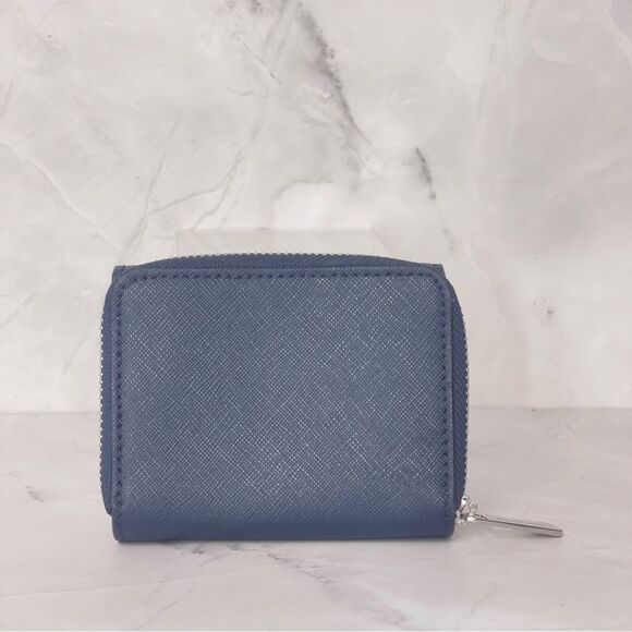 Michael Kors Trifold Wallet Navy - Picture 2 of 8